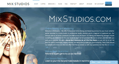 Desktop Screenshot of mixstudios.com